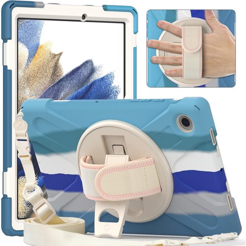 JTech Ohi&scaron;je za Samsung Galaxy Tab A 8.0" z naramnico Modro, (22025348) Cene