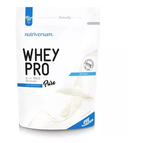 NUTRIVERSUM whey pro - prvoklasni čist protein surutke - neutralan 1kg Cene