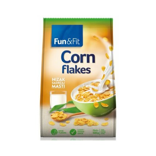 Florida Bel fun & fit corn flakes 500g kesa Slike