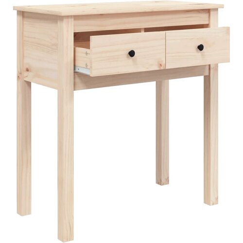 Konzolni stol 70 x 35 x 75 cm od masivne borovine Slike