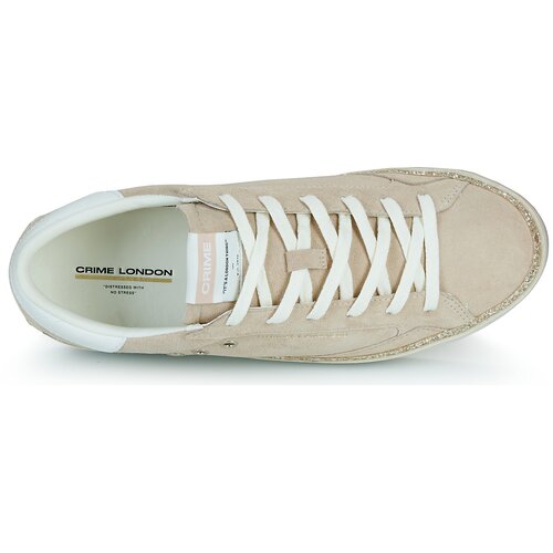 Crime London Nizke superge DISTRESSED PLATFORM Bež Slike