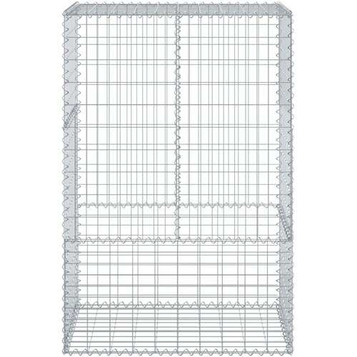  Gabionska ko&amp;scaron;ara s poklopcem 100x50x150 cm pocinčano željezo Slike