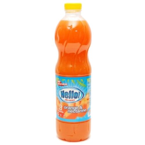 Hello Negazirani sok Narandža-nektarina, 1.5l Cene