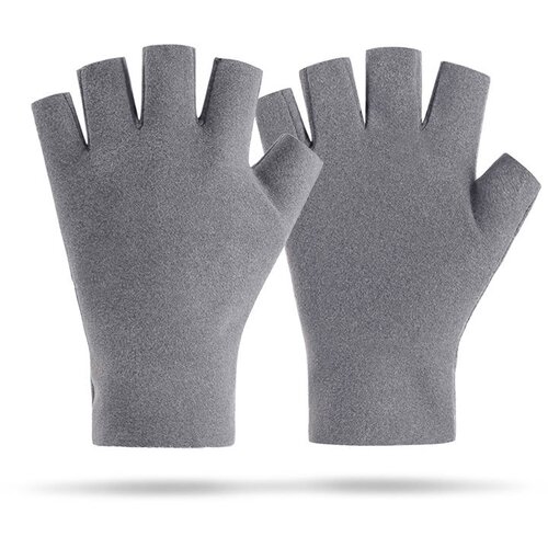 INF ženske pisarni&amp;scaron;ke rokavice develvet s polprstom grey, (21638902) Slike