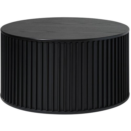 Unique Furniture Crni okrugli stolić &amp;oslash; 85 cm Siena - Slike