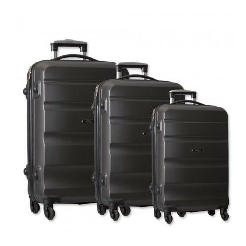  Porto, kofer, set 3 komada, ABS, siva ( 100096 ) Cene