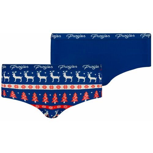 Frogies Women's panties Winter classic 2P Christmas Cene