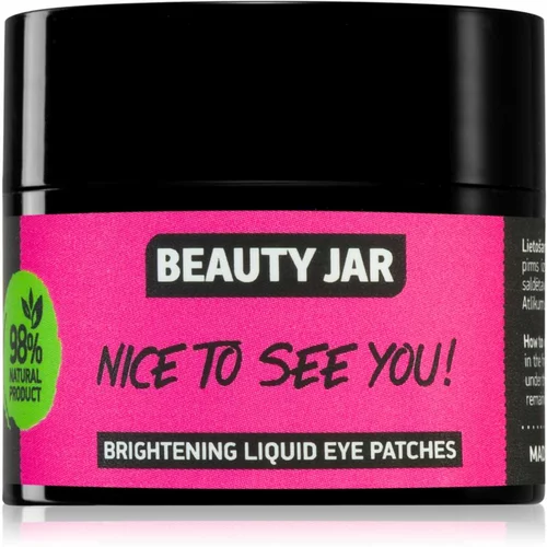 Beauty Jar Nice To See You posvjetljujuća maska za okoloočno područje 15 ml