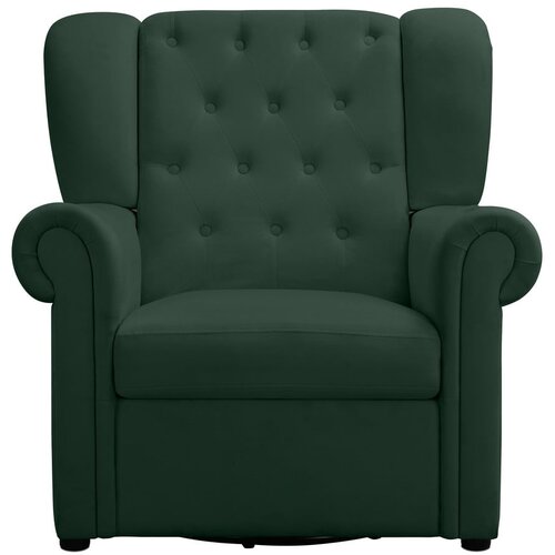 Støraa Zelen žameten gugalni chesterfield fotelj Lillyse – Cene