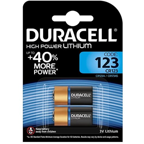 Duracell CR123 3V 1/2 litijumska baterija pakovanje 2kom Slike