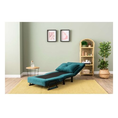 Atelier Del Sofa Sklopiva fotelja Sento, 175x50x75cm, Petrolej Slike
