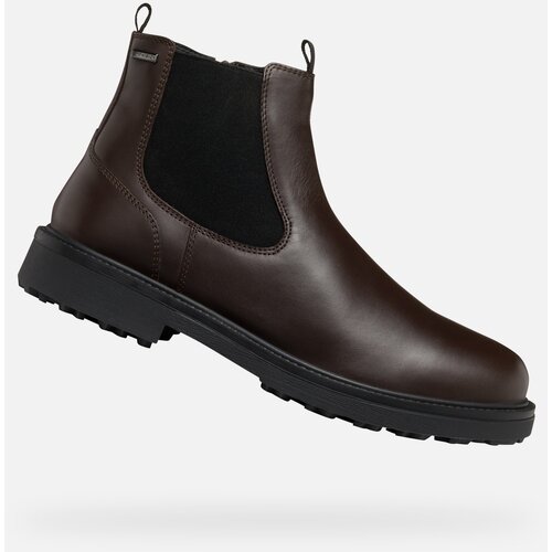 Geox Brown men's ankle boots Lagorai + Grip A - Men's Cene