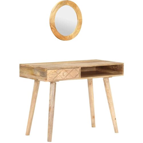 vidaXL Mizica za ličenje 100x50x76 cm trden mangov les Cene