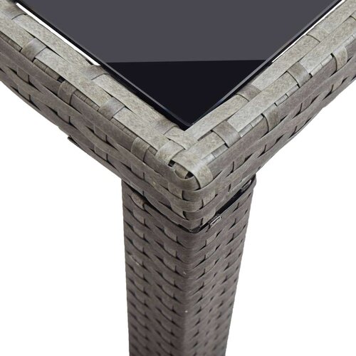  Vrtni stol antracit 123 x 60 x 74 cm od poliratana Slike
