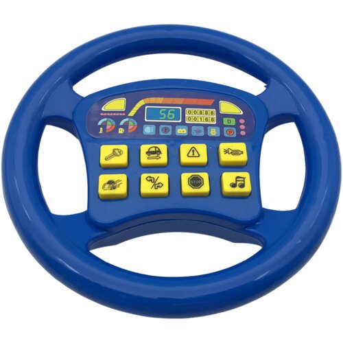 Lean_Toys Interaktivni avtomobilski volan modra Slike