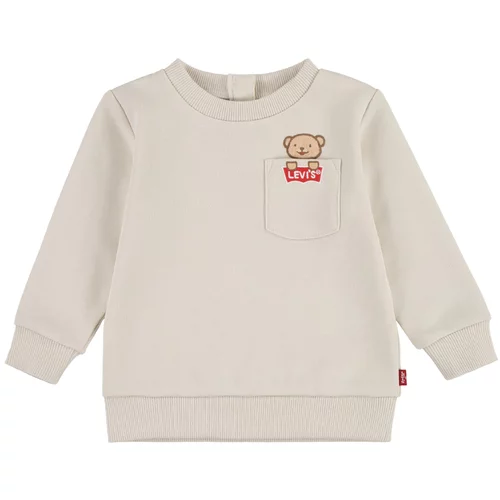 Levi's Sweater majica smeđa / svijetlosmeđa / crvena / bijela