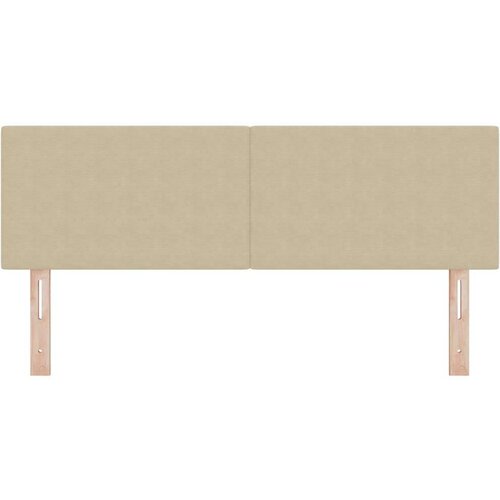  LED glava kreveta S LED lampica Siva zelena 160 cm Poliester Slike