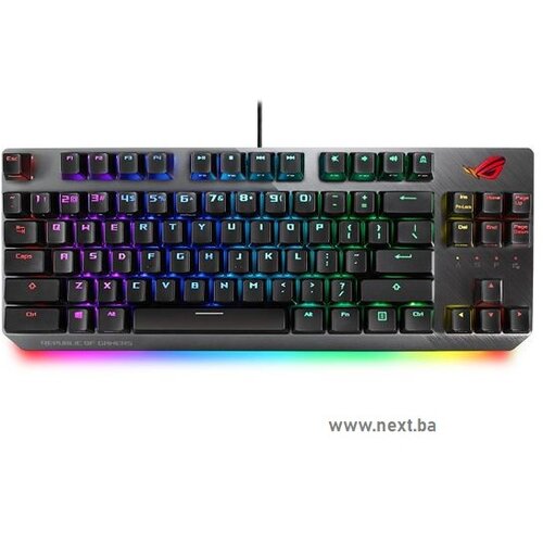 Asus gaming tipkovnica rog strix nx red delux us Cijene