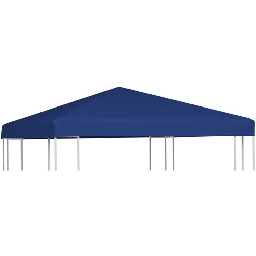 VidaXL Streha za paviljon 310 g/m&amp;sup2; 3x3 m modra Slike