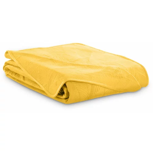 AmeliaHome Oker žuti prekrivač za bračni krevet 200x220 cm Palsha -