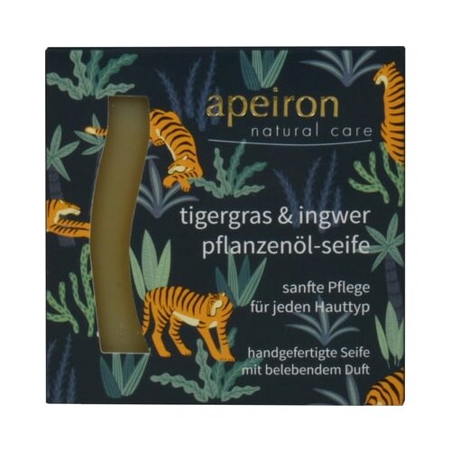 Apeiron sapun od biljnog ulja - tigrova trava i đumbir Slike
