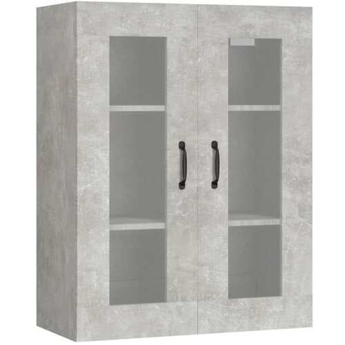 Maison Chic Viseča Stenska omarica - Zidna omarica betonsko siva 69,5x34x90 cm iu1112, (22063511) Cene