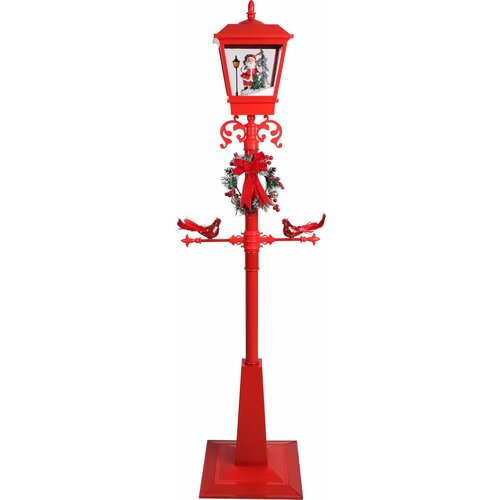 Monti, ulična snežna lampa, crvena, 180cm ( 740416 ) Slike