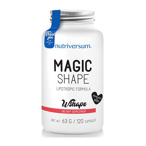 NUTRIVERSUM Magic Shape, 120 Kapsula – Sagorevač Masti Bez Stimulansa Slike