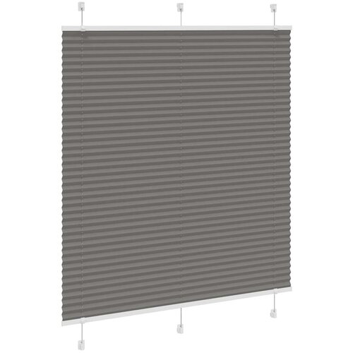  Plisirana roleta antracit 120x150 cm &amp;scaron;irina tkanine 119,4 cm Slike