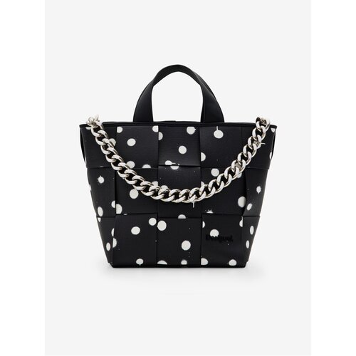 Desigual Black women's patterned handbag New Splatter Valdivia - Women Cene