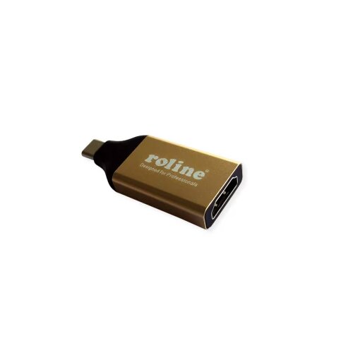Roline 12.03.3231 USB-C® / HDMI adapter crna, zlatna Cijene