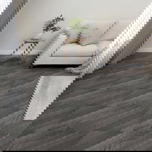 vidaXL Samolepilne talne plošče 20 kosov PVC 1,86 m² sive črtaste Cene