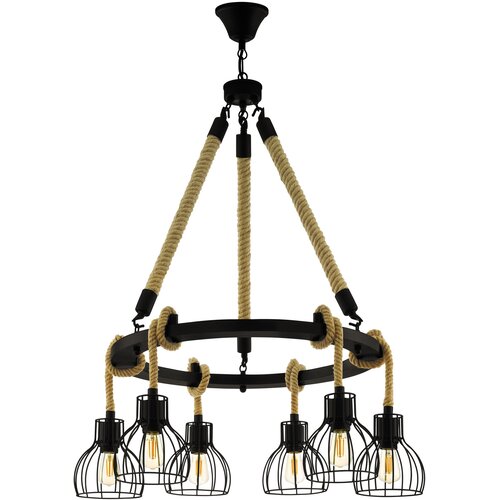 Eglo Viseća lampa RAMPSIDE 6xE27 &Oslash;760 crna 43194 Cene