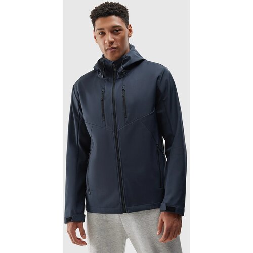 4f Men's windproof softshell jacket 8000 membrane - grey Cene