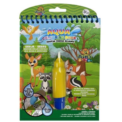  BOJANKA SA VODENIM MARKEROM - WILD ANIMALS ADVENTURES 10/0834 Slike