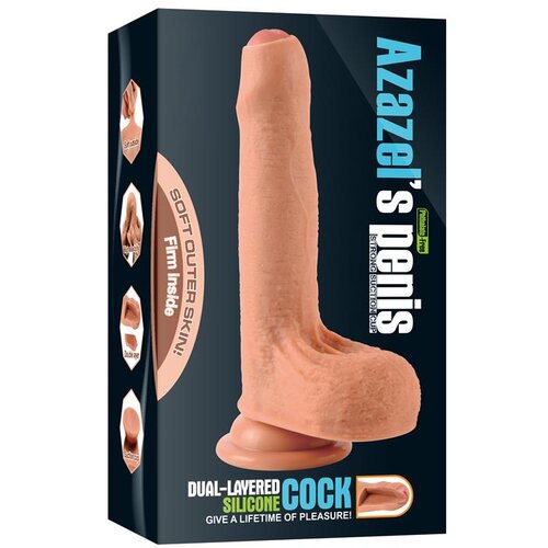  DILDO SILICON Dvojna gostota Azazel 18 cm, (21078481) Slike