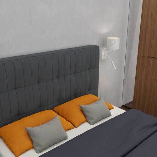  Zidna lampa LOFT SHADE 1xE27/60W+1xG9/8W/230V bela/zlatna Slike