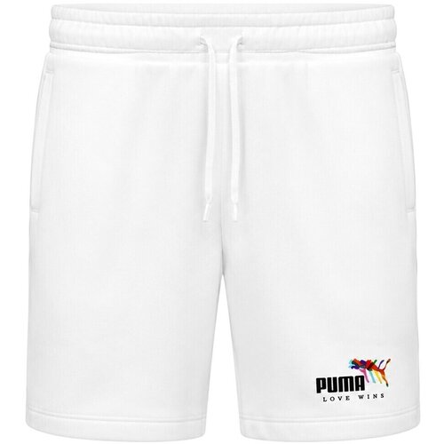 Puma Hlače Ess+ Love Bela Slike