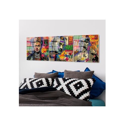 Wallxpert dekorativna slika iz 3 dela uv 856 50 x 50 Slike