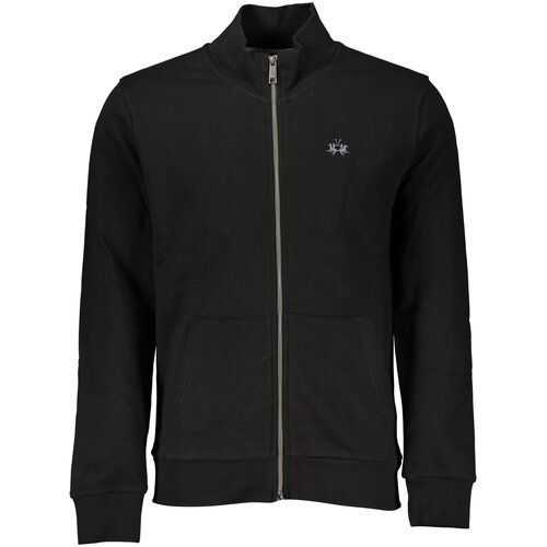 La Martina MEN&amp;amp;#39;S BLACK ZIP SWEATSHIRT Slike