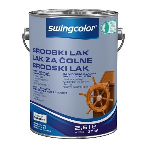  Lak za brodove (2,5 l, visokog sjaja, bezbojno) Slike