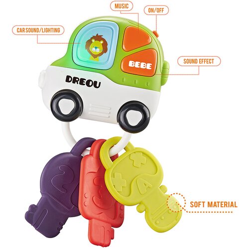 Baby muzički privjesak auto - Zelena Cijene