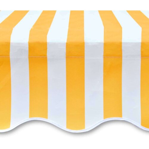 vidaXL platno za tendu narančasto-bijelo 450 x 300 cm Cijene