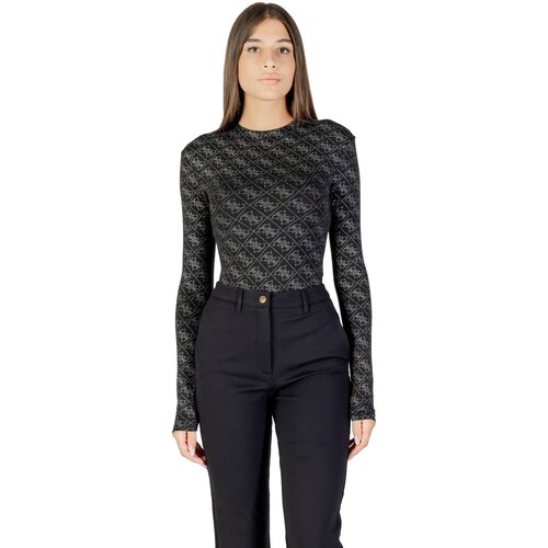 Guess Bodiji LS TEODORA LOGO BODY W5BP09 K68D2 Črna Slike