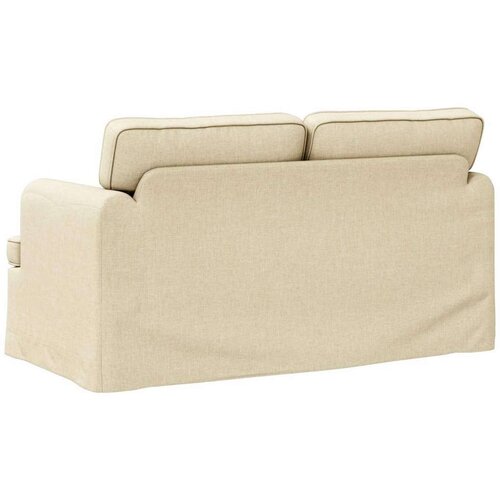 SOFA Krema 142 x 80 x 85 cm Metal Slike