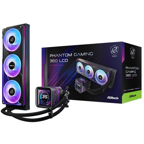 AsRock 360 A-RGB LCD AIOLiquid Cooler, Phantom... Cijene