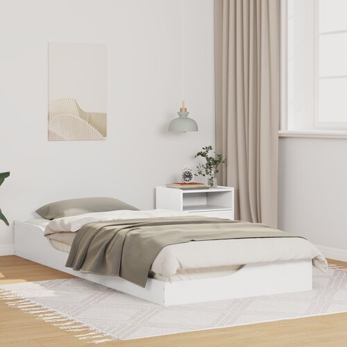 vidaXL Krevet s daskama Bijelo 80 x 210 cm Čvrsta borova drva Cijene