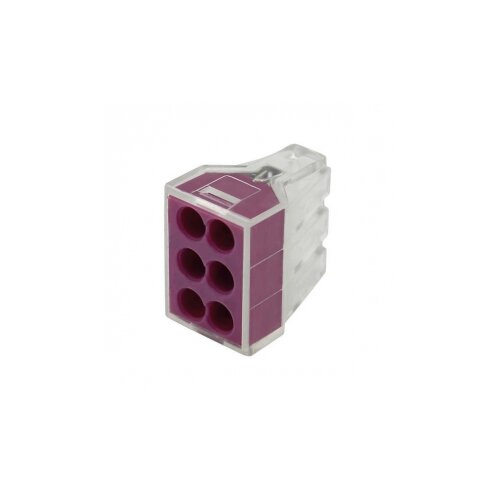 Commel brzi konektor za pune vodice 6-struki 0,75-2,5 mm2 10 kom ( c365-466 ) Slike