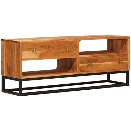 TV ormar Prirodna 110 x 30 x 44 cm Čvrsto drvo akacije Cijene