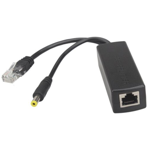 Gembird POE-INJ-4812 extender 48V poe spiter kabl(RJ45 input 44V-57V), output 12V/1-2A, 100m Cene